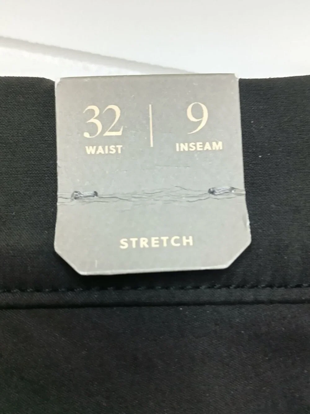 J.Crew Stretch Black Chino Shorts Mens 32x9 Flat Front Casual Golf Classic NWT